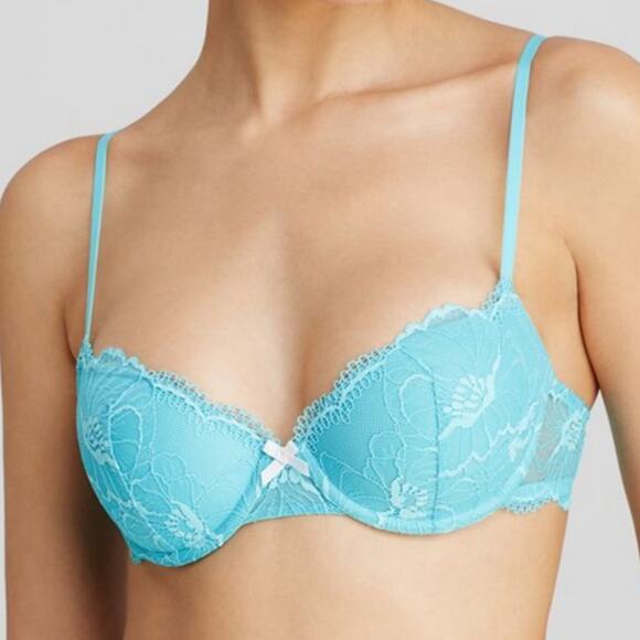Heidi Klum Intimates Bra Sabine Contour H23-1113 Blue Size 32B - Picture 1 of 1